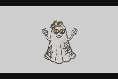 Cute Ghost Embroidery Designs Machine File 3 sizes Baby Ghost Digital Embroidery File Pattern Instant Download Ghost08